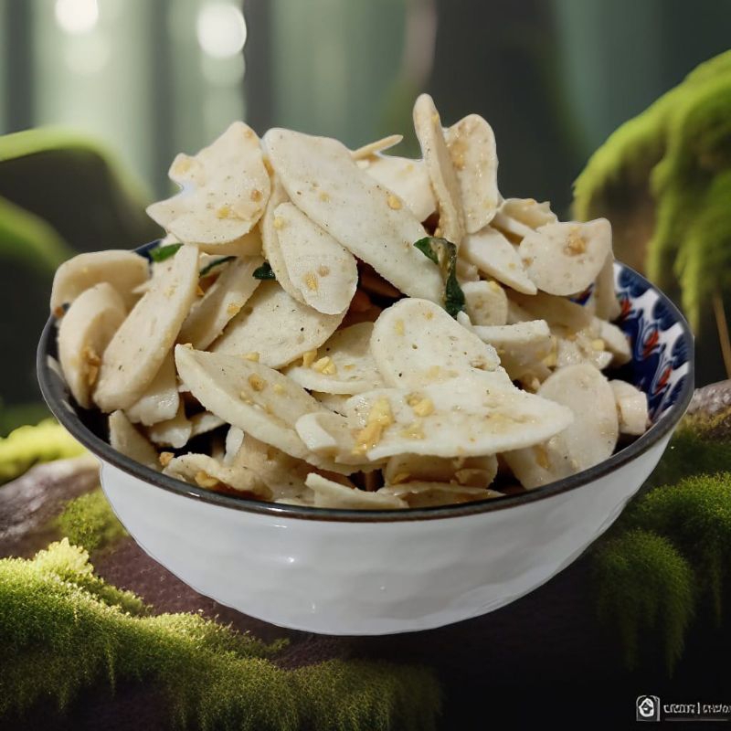 

OTAK-OTAK KRIUK RENYAH GURIH DAUN JERUK BAWANG PUTIH 120 GR