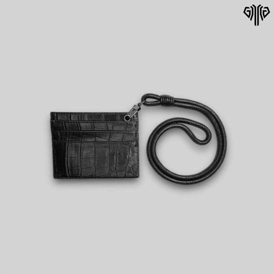 Dompet Kartu Coroco Hitam Gantungan Pria Wanita Simple LDDCOGAN