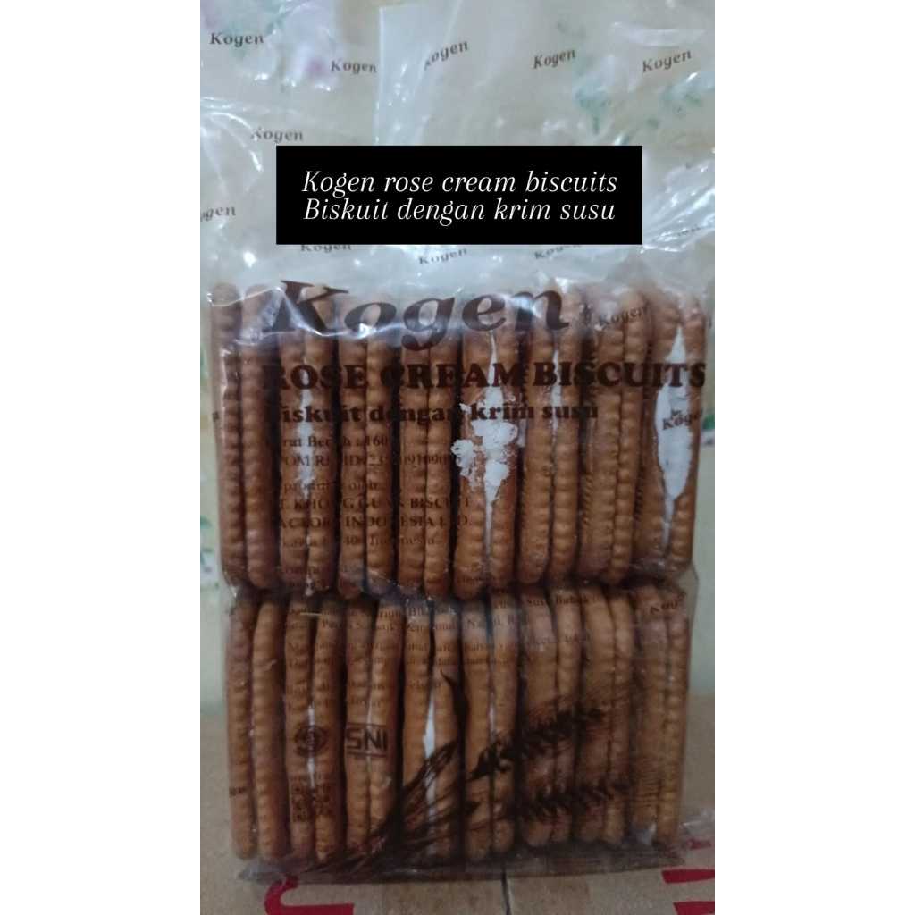 

Biskuit Rose Cream Vanilla 1 pack Khong Guan Kogen Fresh