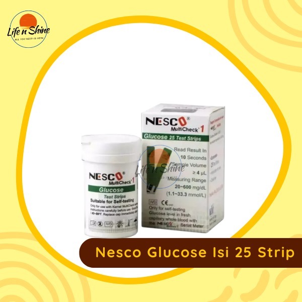 Strip Nesco Gula Nesco Glucose Strip Gula Nesco Gula Darah Nesco Blood Glucose
