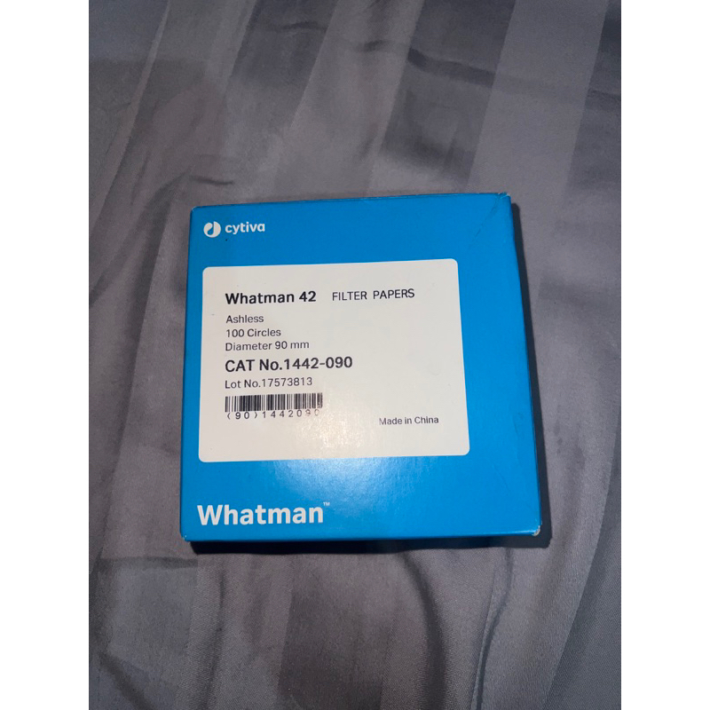 Whatmann 42 Filter Paper, Diameter 90 mm, Kertas Saring Kimia Murah (Preloved)