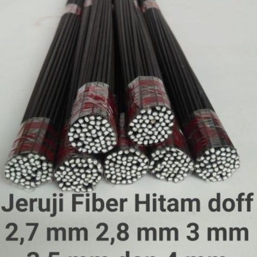 CEPAT Jeruji Fiber Hitam doff 27mm 28mm 3mm 35mm dan 4mm Ruji untuk dongdang kandang merpati dll
