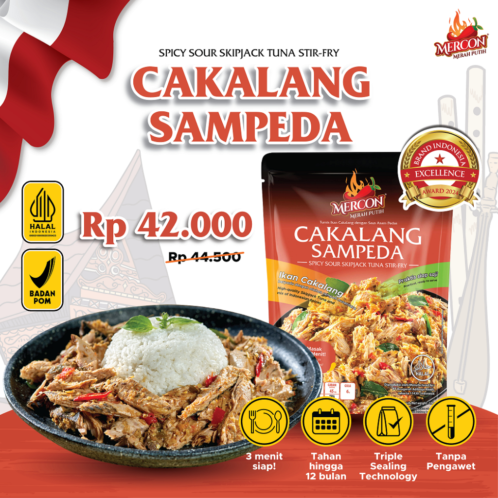 

Mercon Merah Putih - Satuan || Limited Edition !! Cakalang Sampeda