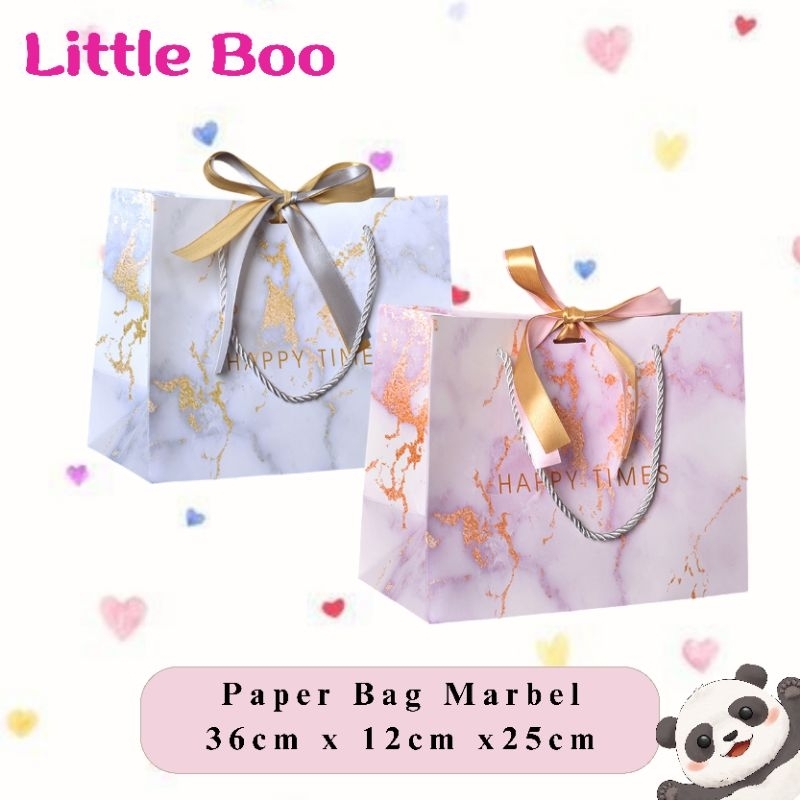 

Paper Bag Motif Marbel Tebal 36x12x25