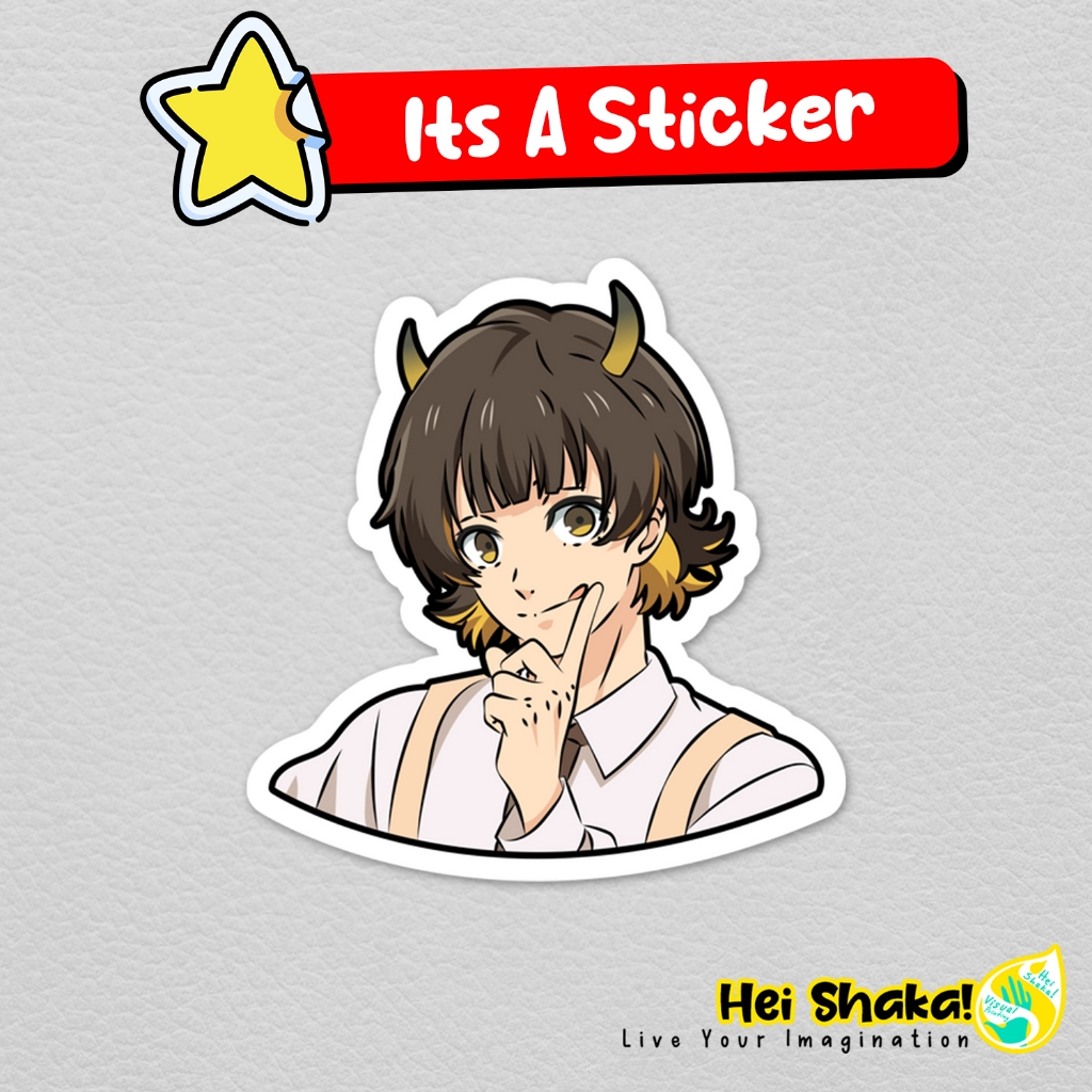 

Stiker Blue Lock Meguru Bachira Devil Sticker Vinyl Anime Manga Jepang Bahan Anti Air