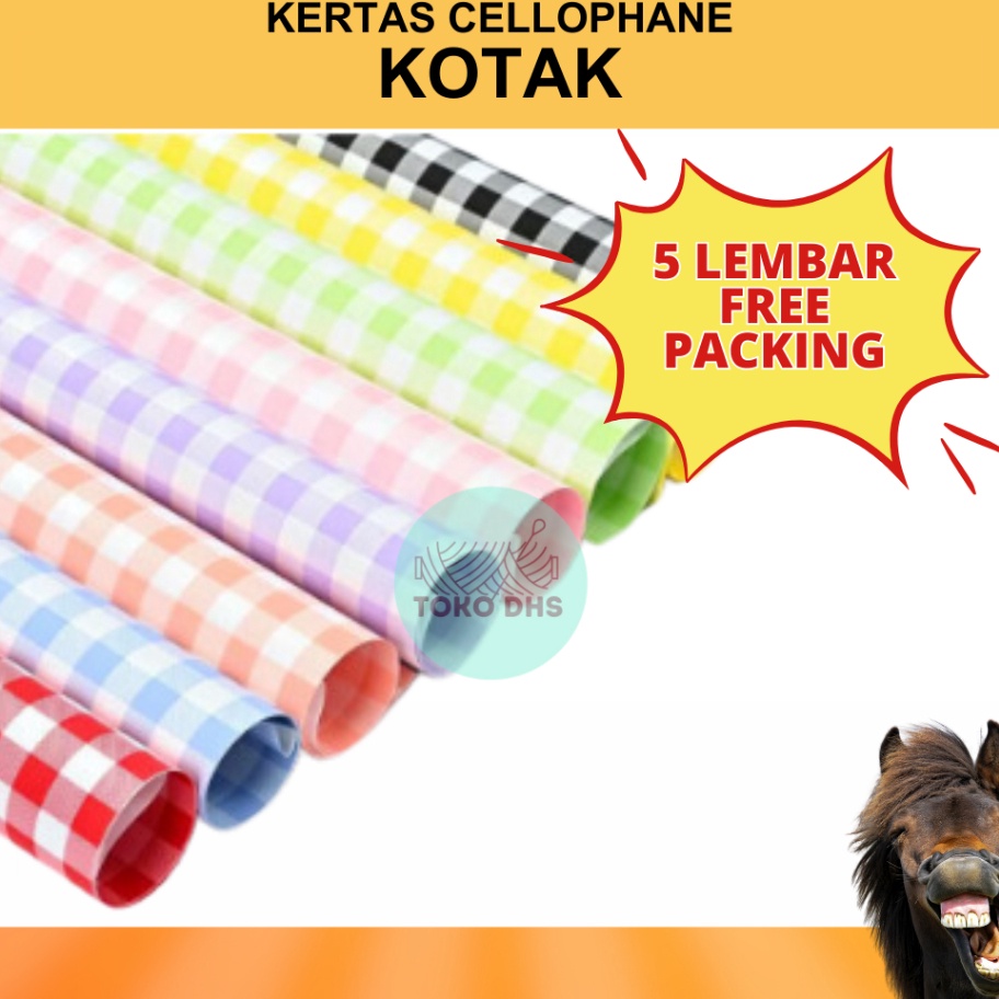 

BELI SEKARANG 5 LEMBAR KOTAK Flower Wrapping Cellophane Kertas Buket Bunga Hand Bouquet
