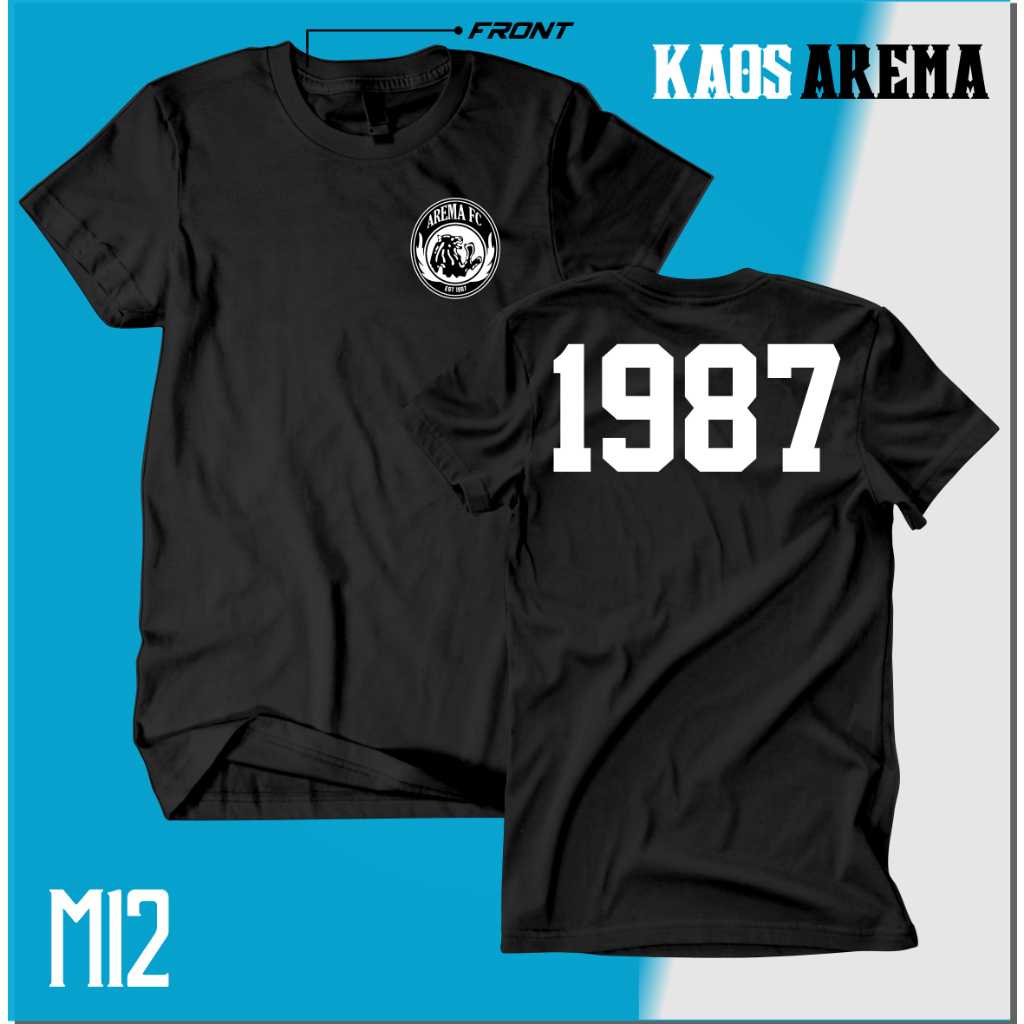 Kaos Arema FC "Arema Streetwear" - Kaos Arema Malang/Kaos Supporter Arema/Kaos Fans Arema/Kaos Casua