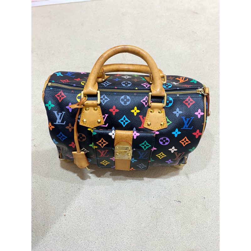 vintage lv louis vuitton bag multicolor