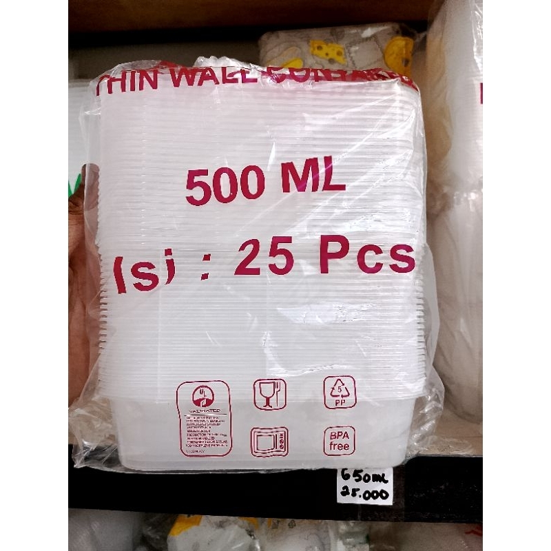 twinwall DM kotak 3000 ml - 500 ml  25 pcs