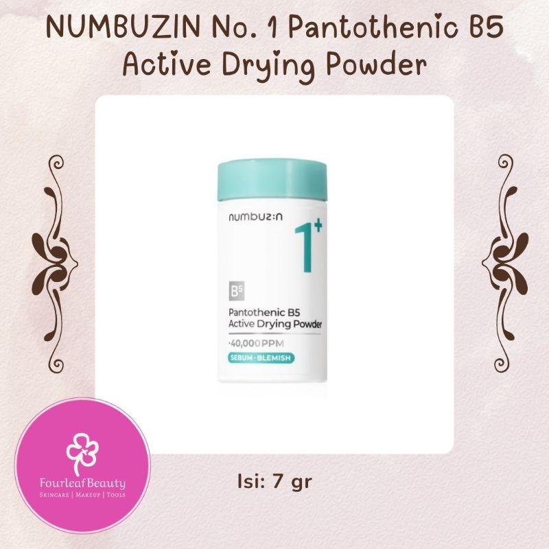 NUMBUZIN No. 1 Pantothenic B5 Active Drying Powder - 7 gr