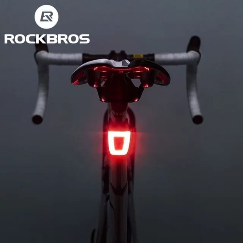 ROCKBROS TT30-WD LAMPU BELAKANG SEPEDA ORIGINAL ROCKBROS TT30-WD TYPE-C CHARGING LAMPU HELM SEPEDA O