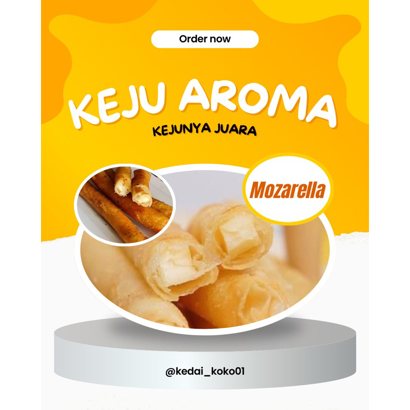 

KEJU AROMA | CHESEE ROLL MOZARELLA