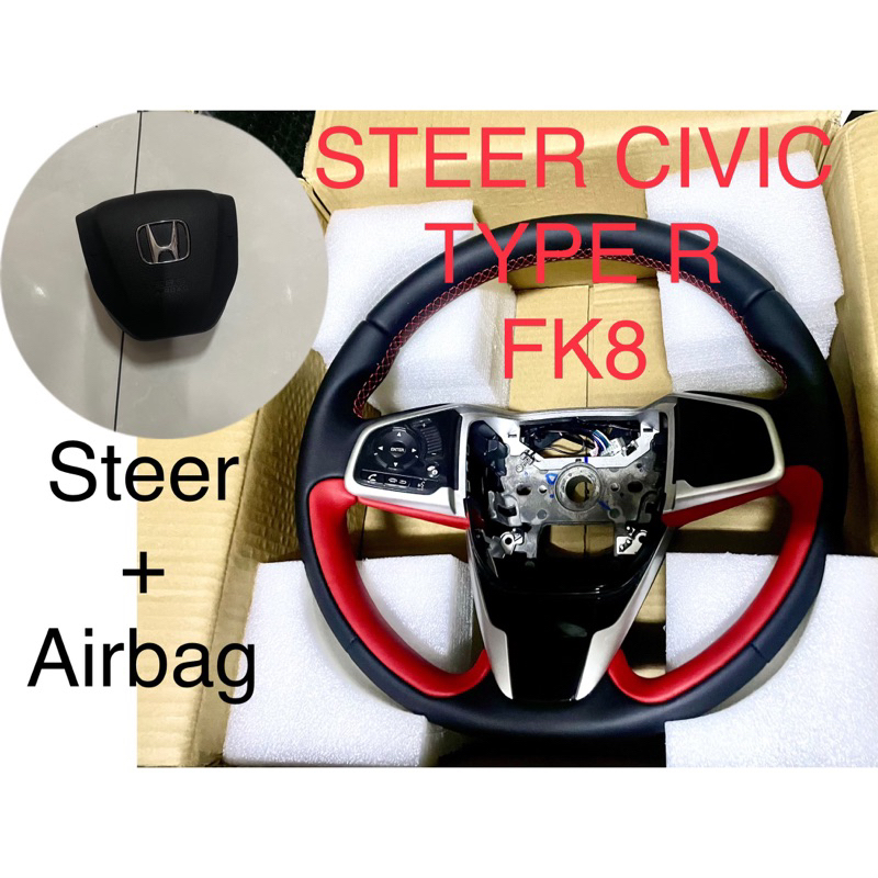 Stir Honda Civic TypeR FK8 original Honda cocok untuk Civic turbo FK FC 2016-2021