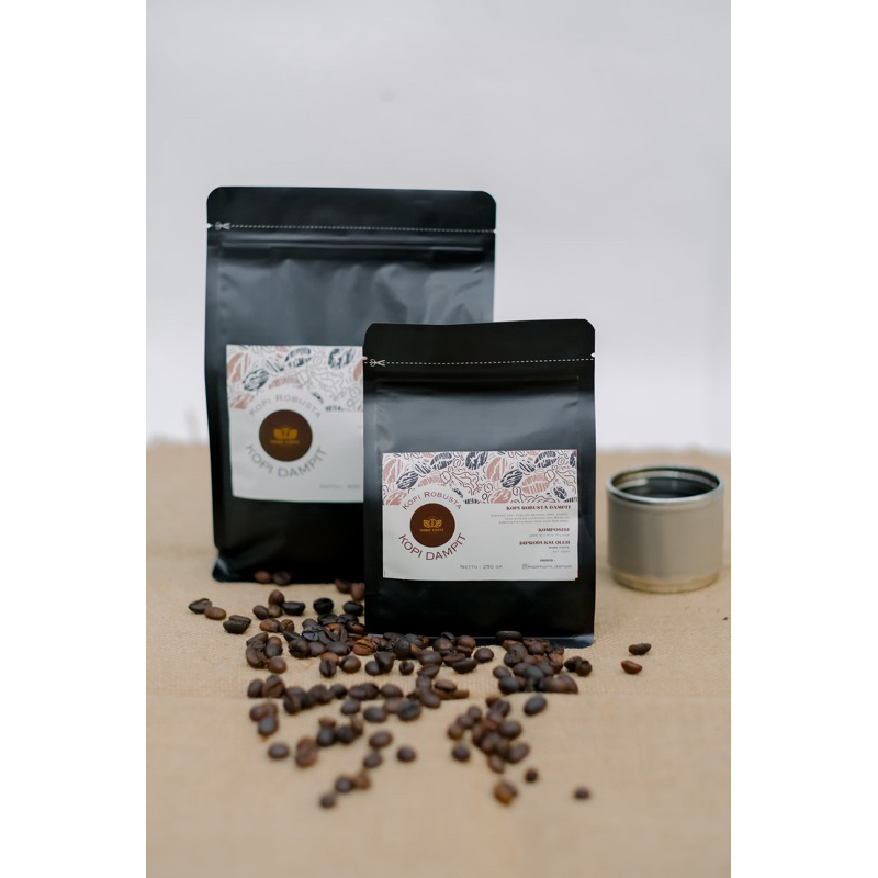 

Kopi robusta Dampit 100% kopi murni 500g