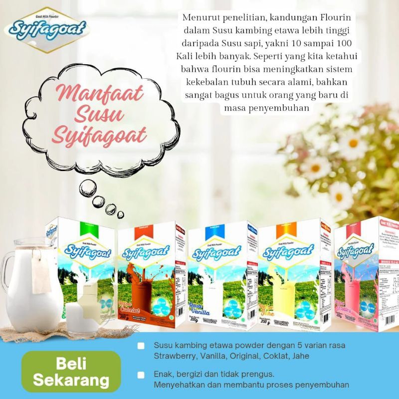 

susu syifagoat//susu kambing