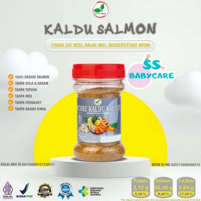 

Pawon Ibun Kaldu Salmon Non MSG Non Gula Garam - Kaldu MPASI HALAL BPOM
