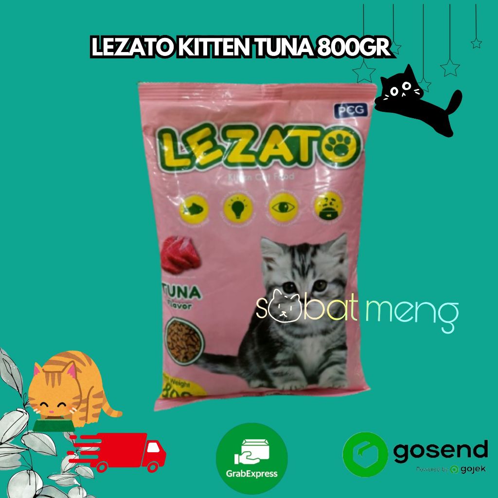 MAKANAN KUCING LEZATO KITTEN 800g | LEZATO KITTEN 800g