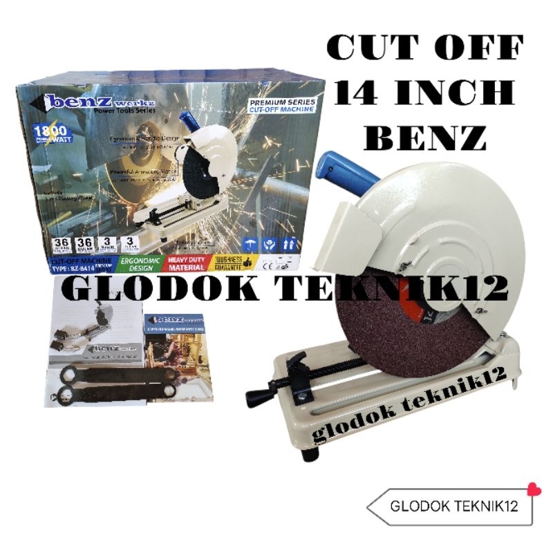 MESIN POTONG BESI 14" BENZ BZ 8414 / MESIN CUTTING WHEEL 14 INCH BENZ / CUT OFF BENZ 14" / MESIN POT
