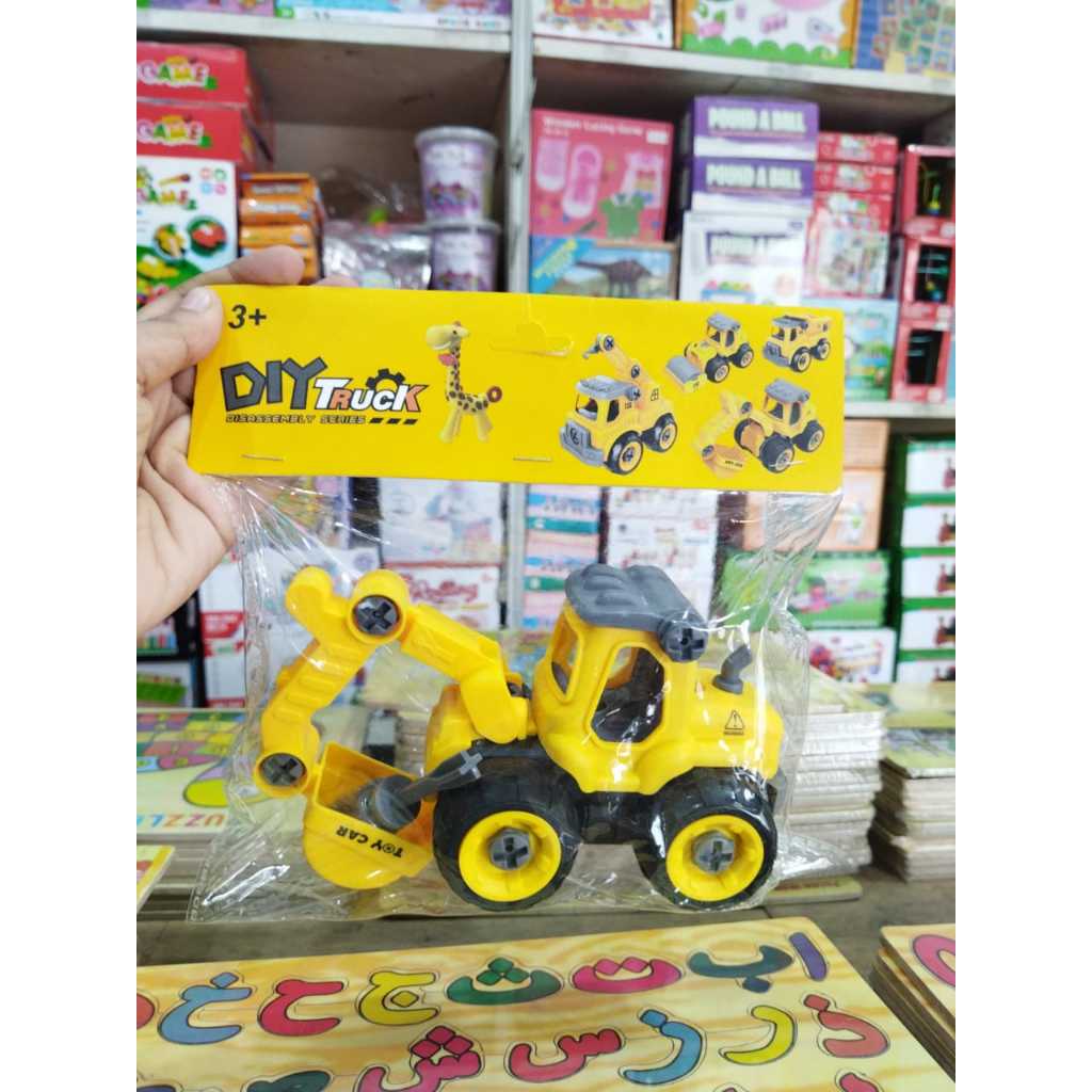 SaranaPeraga - Diy Truck / Truck Bongkar Pasang / Mainan Mobil Plastik - Mainan Edukasi Anak