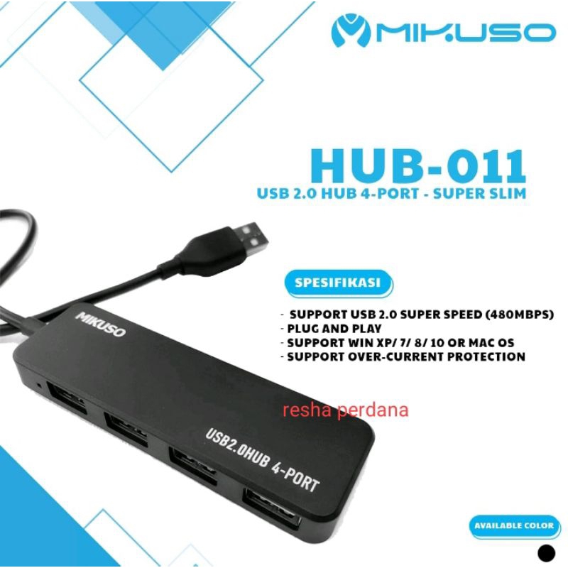 Mikuso hub 4 port usb