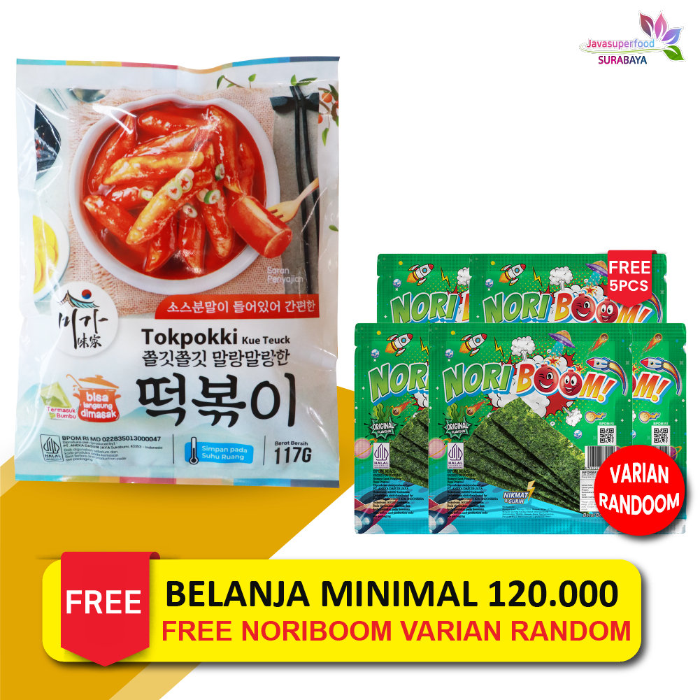 

Tokpokki Miga 100g + Bumbu Tokpoki 17g Halal