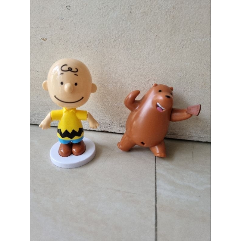 mainan KFC - chaki kids meal - we bare bears - snoopy peanuts