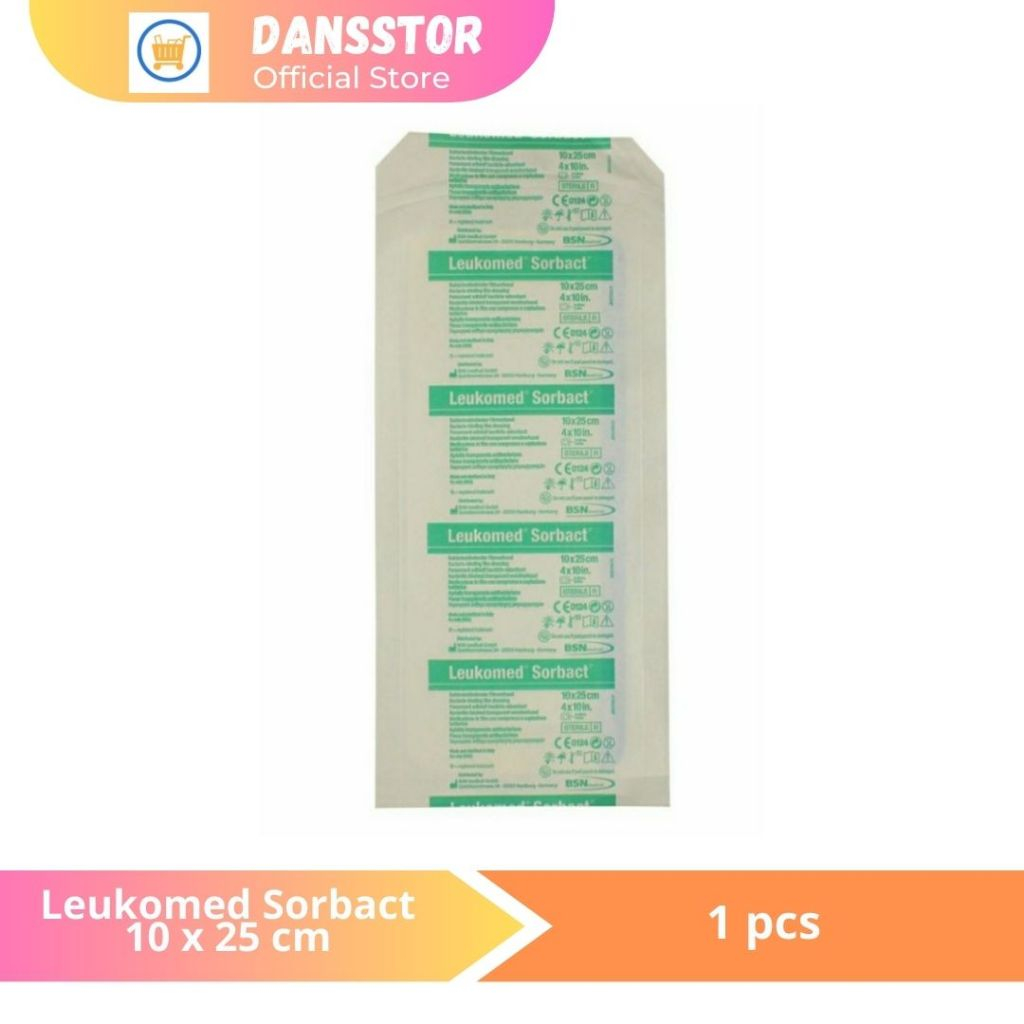Leukomed Sorbact / Plester Luka Anti Microbial / 1 Lembar