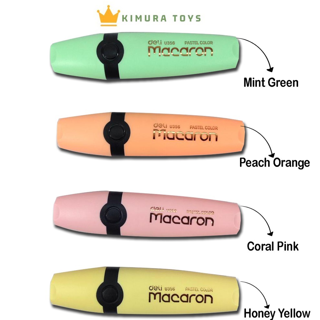 

HIGHLIGHTER MACARON DELI PASTEL COLOR EU356 | HIGHLIHTER TERMURAH