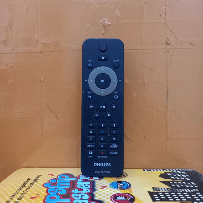 REMOTE ORIGINAL DVD PLAYER KARAOKE PHILIPS