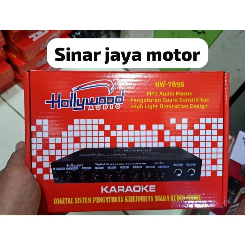 parametrik equalizer fream mobil karaoke hollywood hw 789s