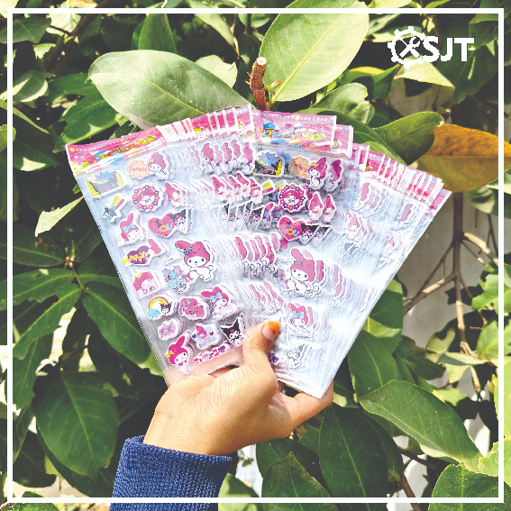 

SJT - Sticker Kartun Timbul Tempelan 3D Aksesoris Souvenir Lucu / Stiker Mainan Anak - Isi 5 Pcs