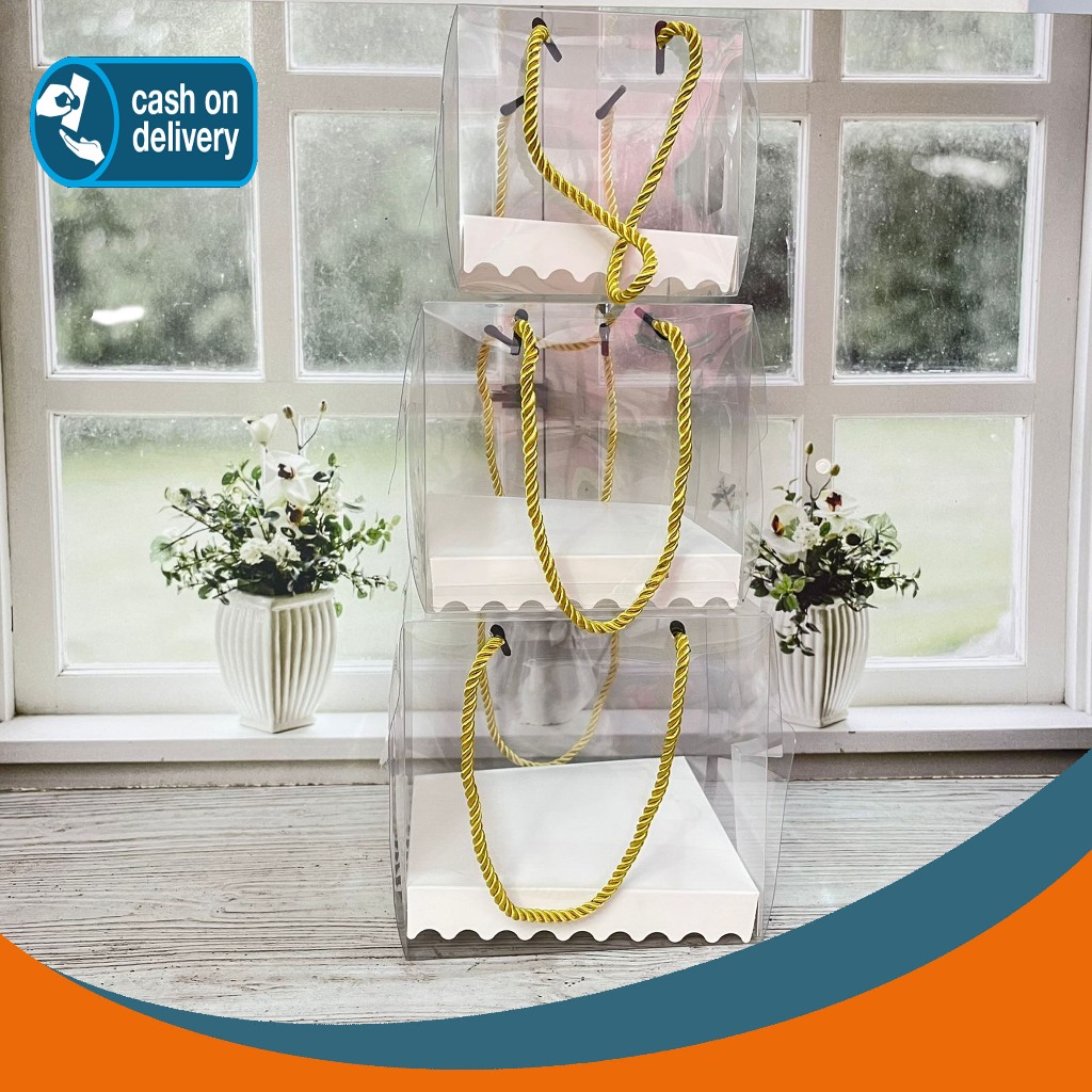 PACKAGING MIKA PERSEGI BERTALI EMAS BOX MAKANAN KOTAK MAKAN PACKAGING BUNGKUS TAKE AWAY MUDAH HIGIEN