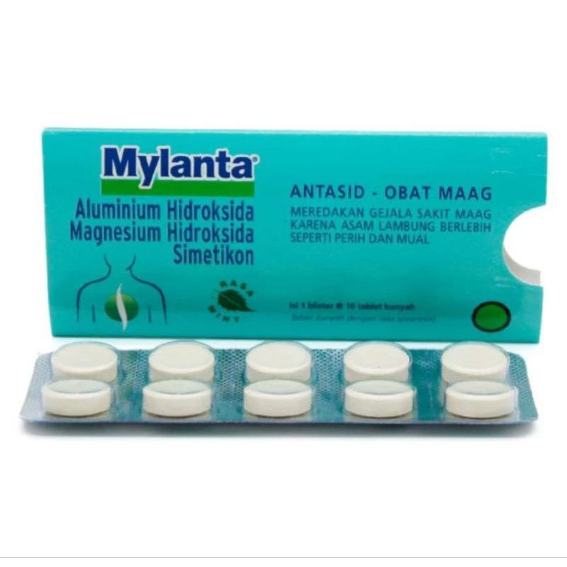 MYLANTA TABLET Mint Quick Action isi 10