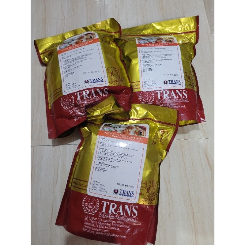 trans snow skin / snow skin kue bulan mooncake premix 1kg