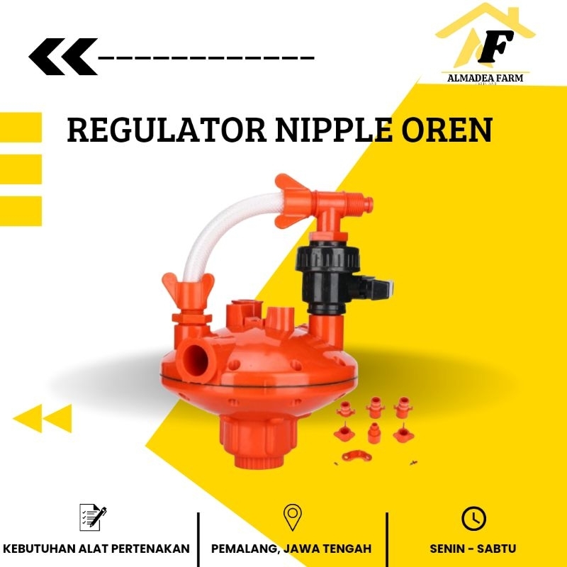 WATER PRESSURE REGULATOR | REGULATOR NIPPLE | NIPEL | REGULATOR AIR MINUM AYAM