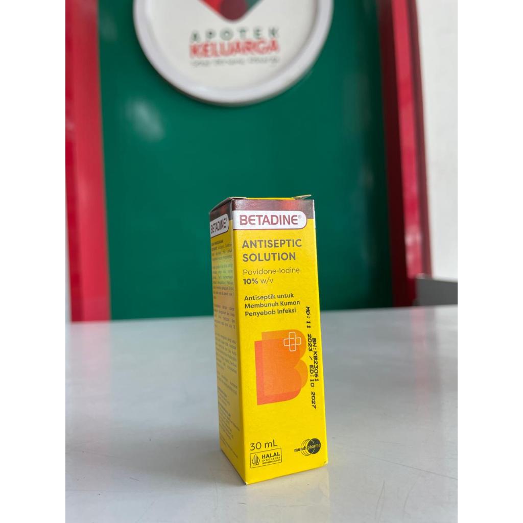 BETADINE ANTISEPTIC SOLUTION 30ML #Membunuh Kuman #Mencegah Pertumbuhan Kuman