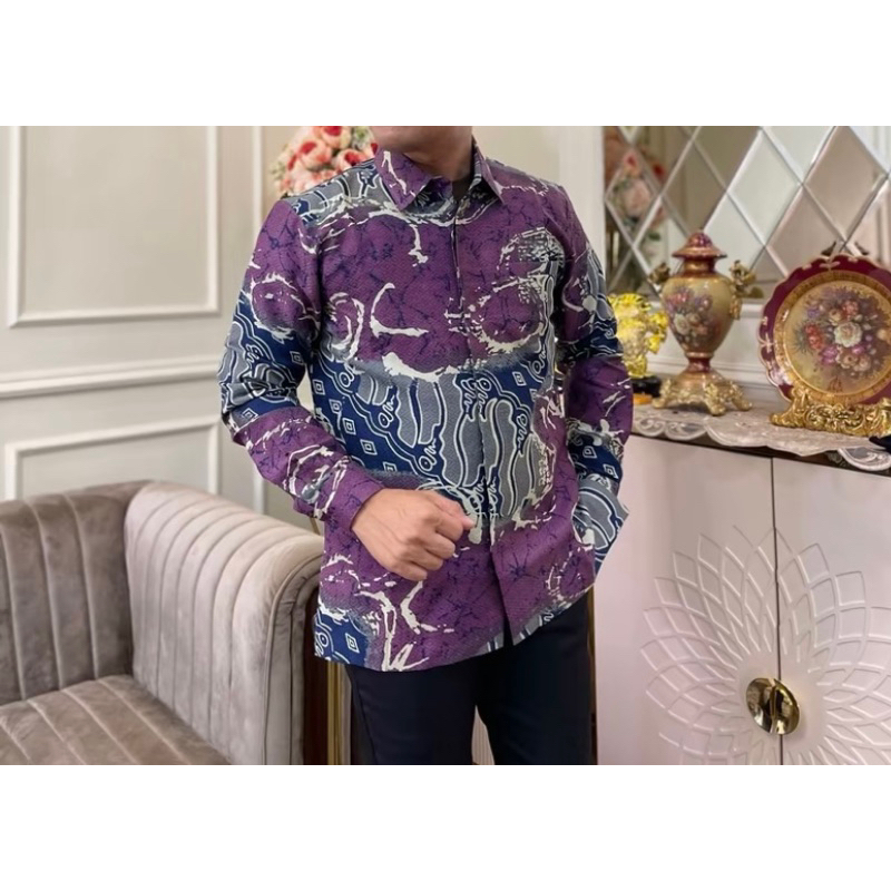 kemeja batik doby / hem batik doby premium