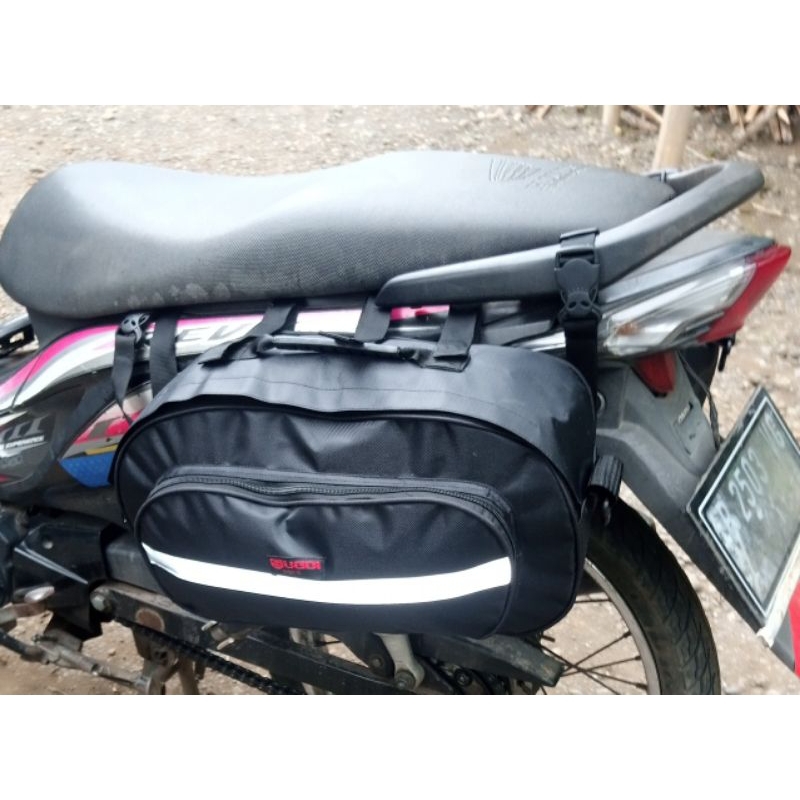 Side bag motor tas touring motor tas bagasi motor bonus Rain cover