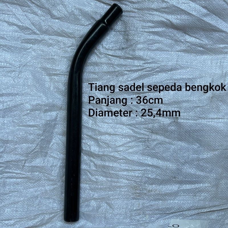 COD Tiang sadel sepeda bengkok