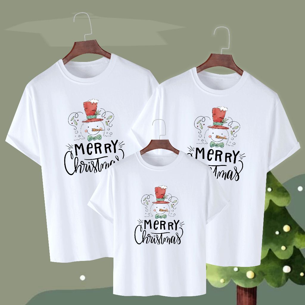 KAOS NATAL COUPLE KELUARGA / KAOS NATAL ANAK / KAOS NATAL DEWASA/KAOS NATAL COUPLE FAMILY / KAOS NAT