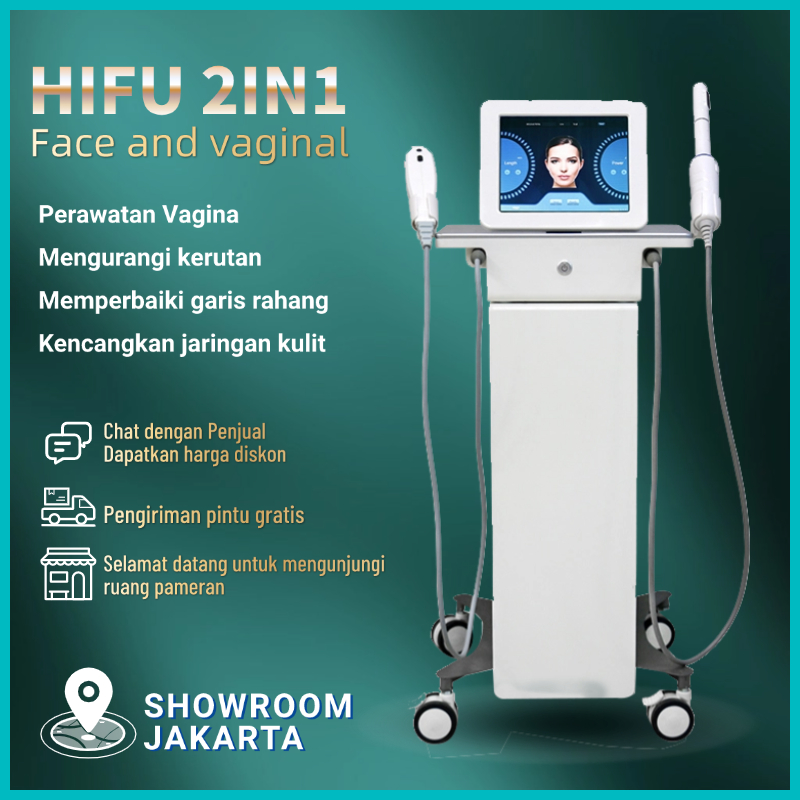 HIFU 2in1 hifu wajah + hifu vagina ultrasound alat klinik kecantikan beauty mesin beauty machine rad