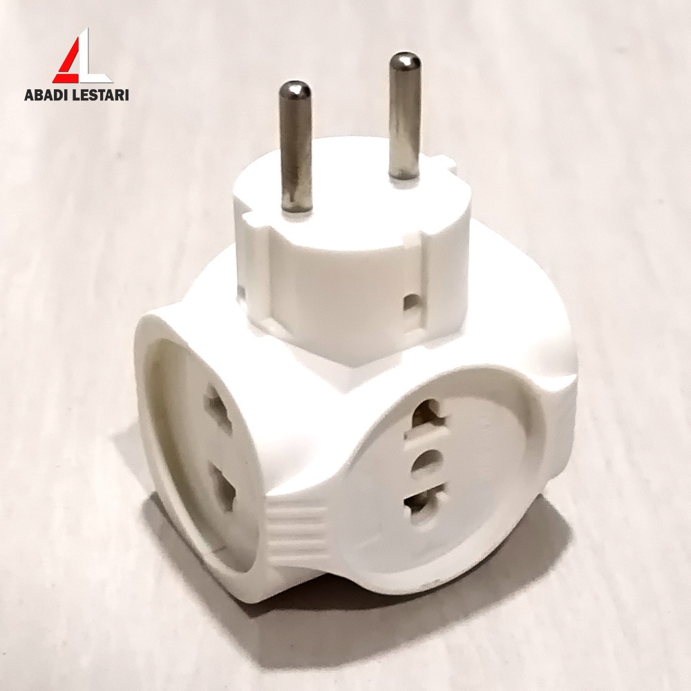 COK CABANG 4 LUBANG / STEKER TEE LISTRIK 4 CABANG / COLOKAN 4 LUBANG / STEKER 4 SISI