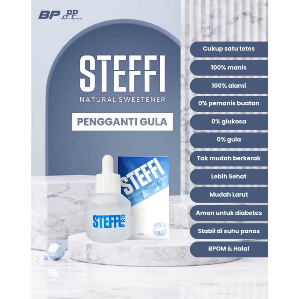 

Steffi, Pemanis alami pengganti gula yang aman bagi para penderita diabetes