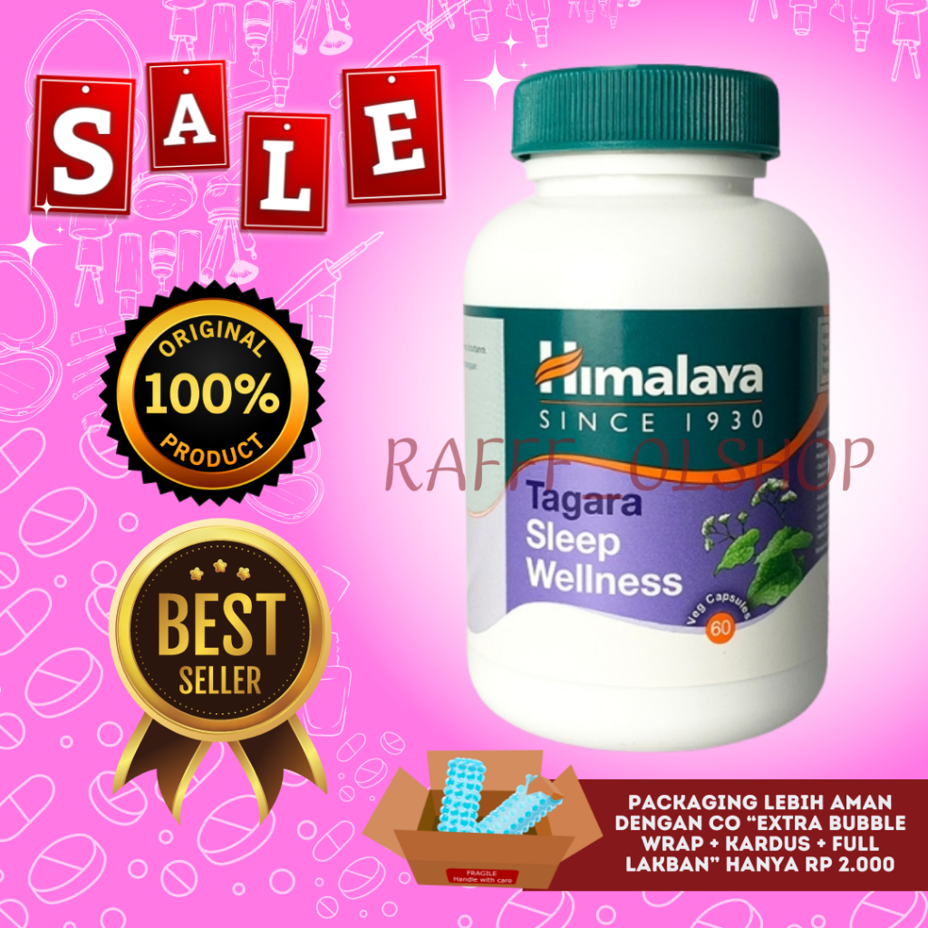 Himalaya Tagara Sleep Wellness 60 Capsule - Membantu Memperbaiki Kualitas Tidur