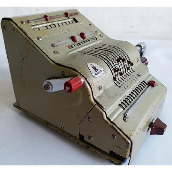 

Vintage calculator Art deco Antik Model BRUNSVIGA