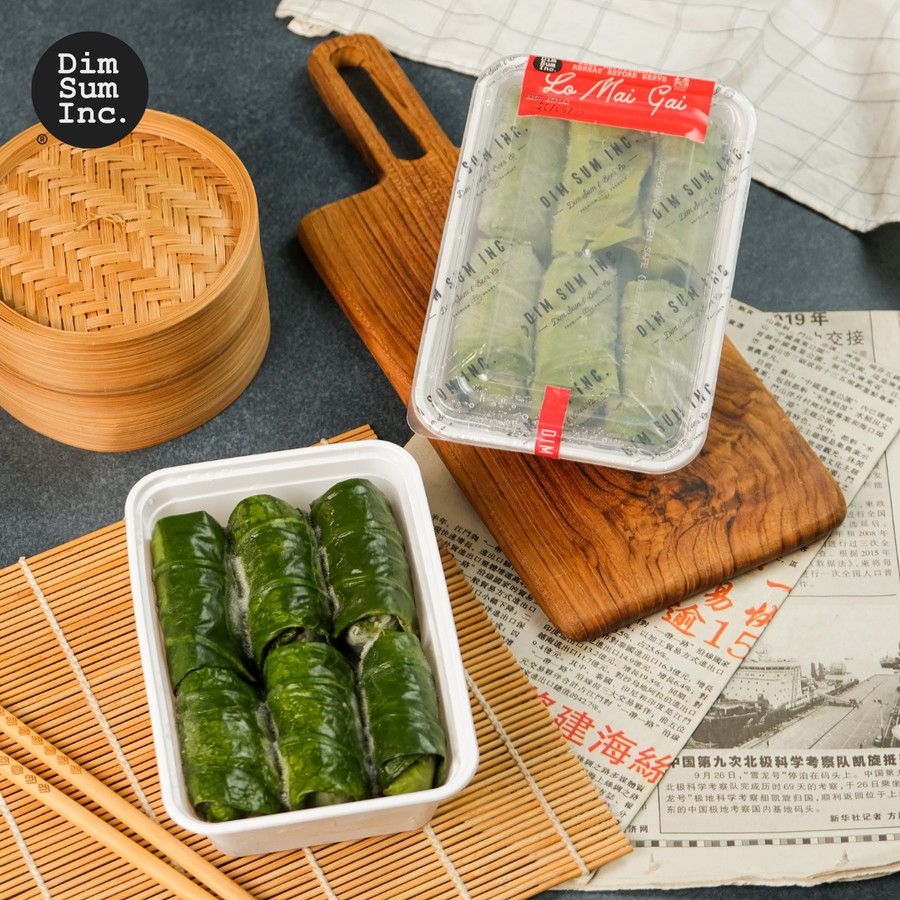 

DIMSUM INCLo Mai Kai / Lo Mai Gai / Lemper / Lemper Ayam / Ketan Kukus Ayam Bungkus Daun Teratai Premium