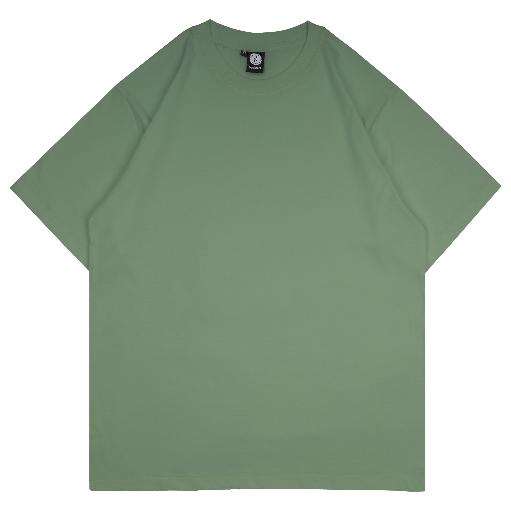 Kaos Polos Pria Cotton Combed 24s Sage Green