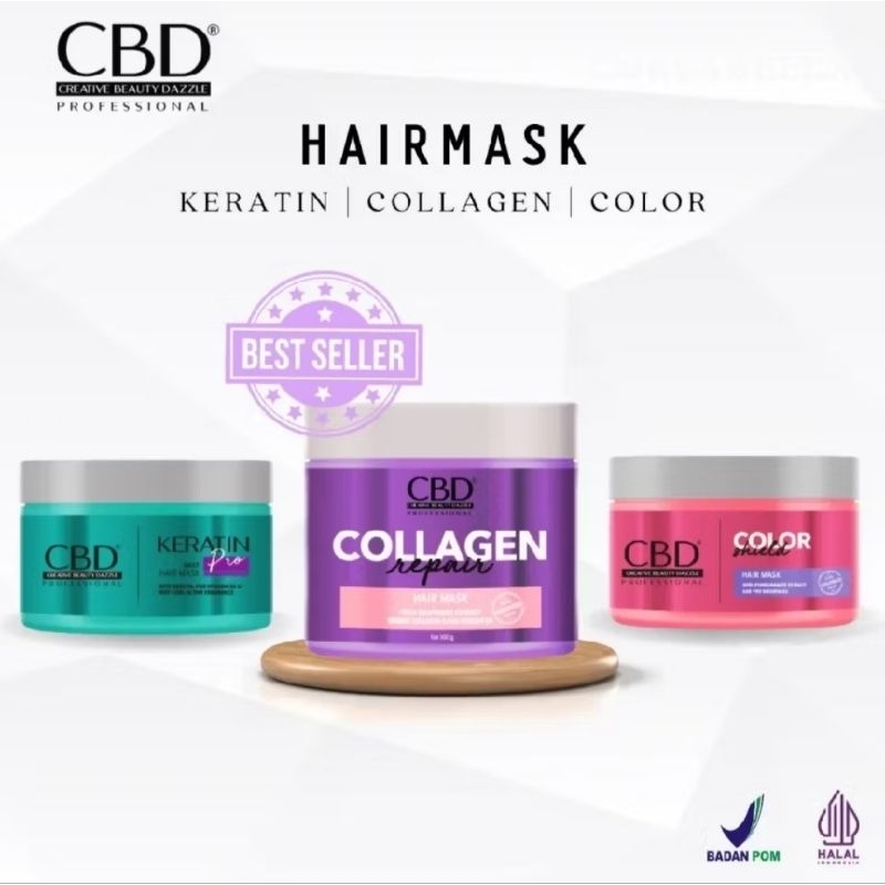 CBD Keratin Pro Hair Mask 250gr