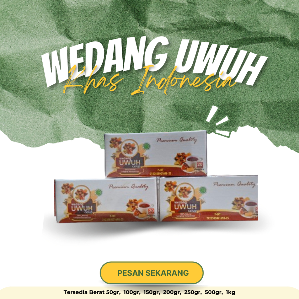 

RAMUAN HERBAL TRADISIONAL WEDANG UWUH CELUP ALAMI 100% ISI 20 SASET