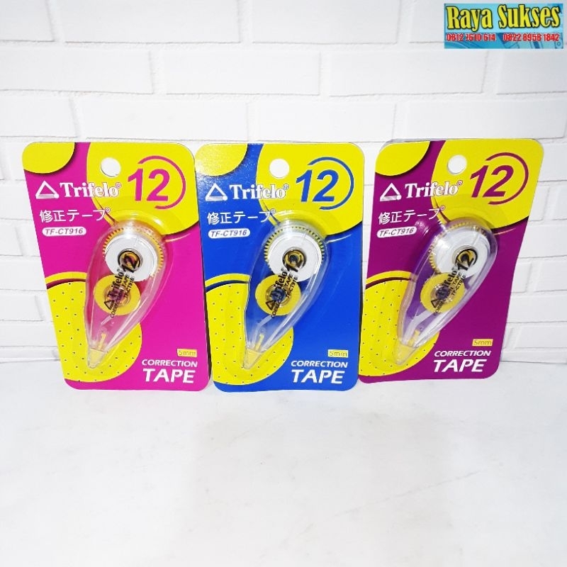 

Correction Tape Trifelo TF-CT916/Tip-Ex Trifelo/Correction Tape/Trifelo
